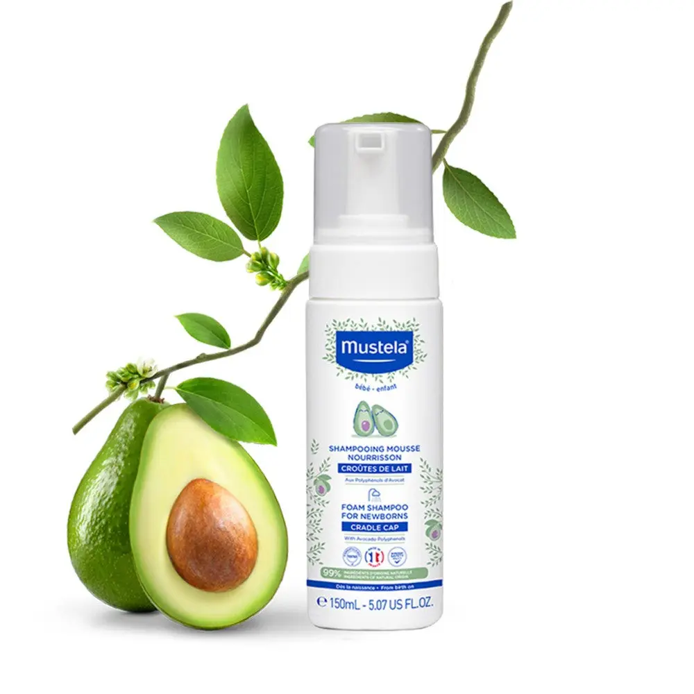 شامپو فوم کف نوزاد موستلا mustela حجم 150 میلی لیتر ماستلا